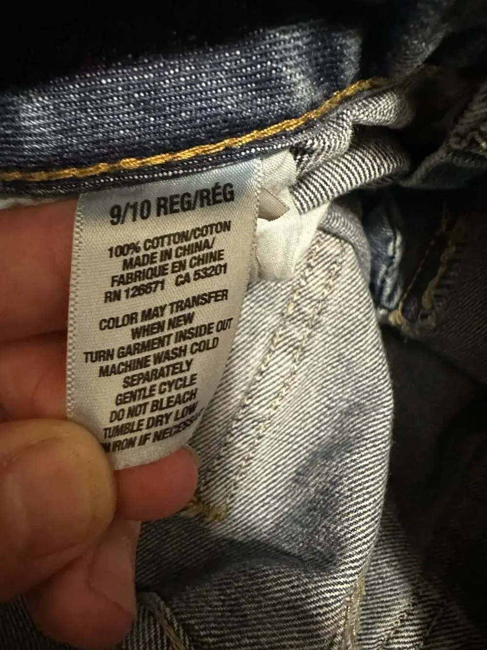 Y2K 90’s Aeropostale Chelsea Skinny Bootcut Distressed Denim Jeans Low Rise 9/10